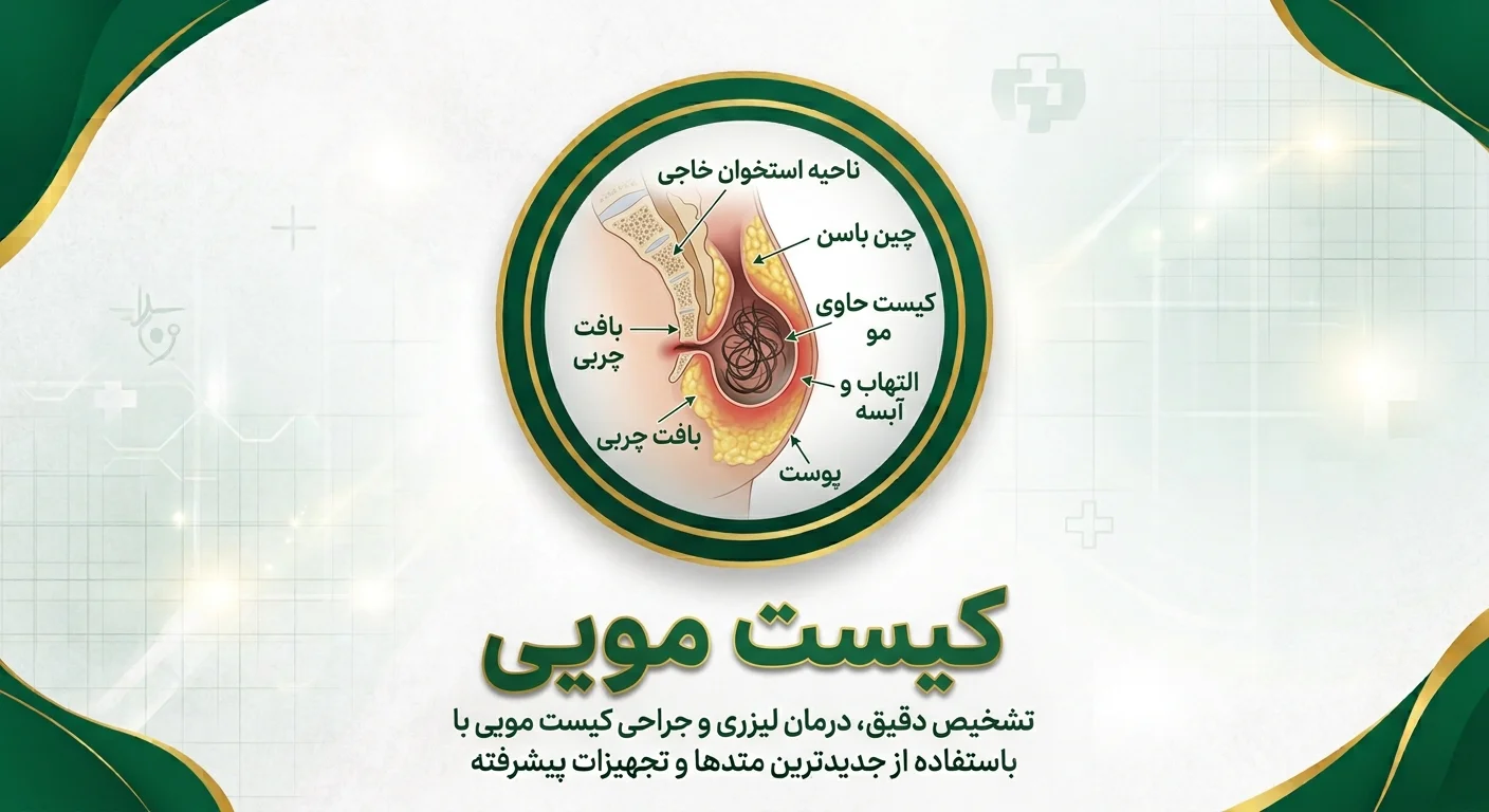 درمان کیست مویی