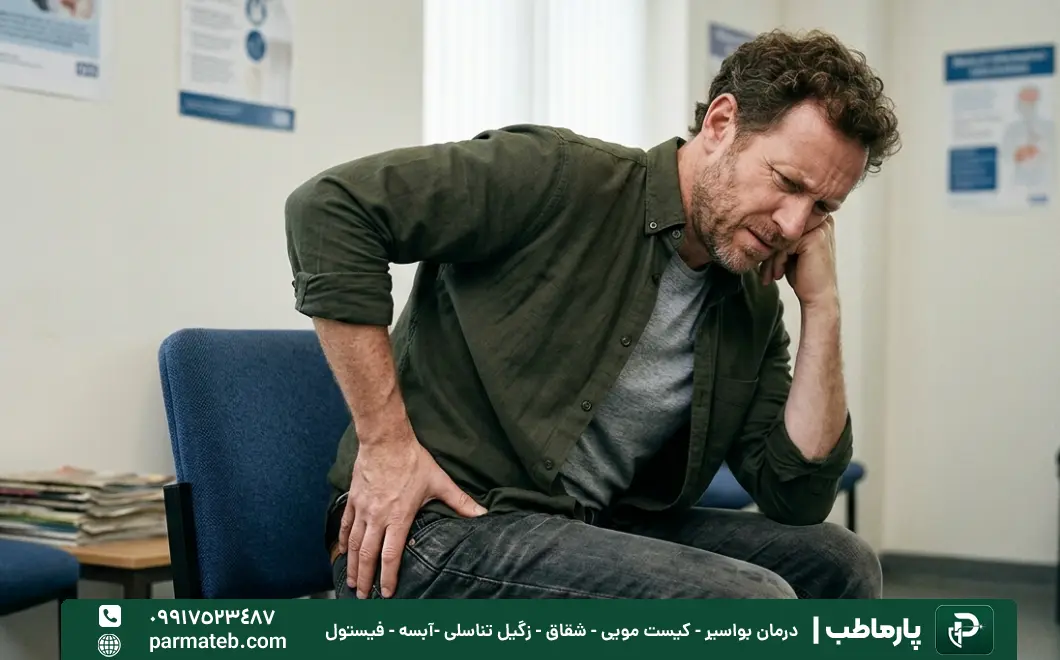 درد در ناحیه مقعد از علائم فیستول مقعد است