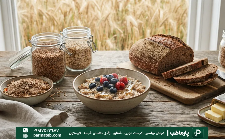غلات کامل برای بواسیر مفید هستند
