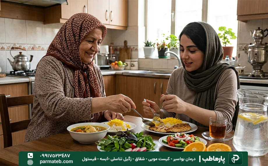 مراقبت های بعد از لیزر کیست مویی