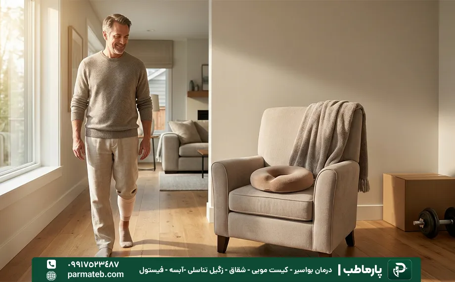 فعالیت بدنی بعد از جراحی فیستول