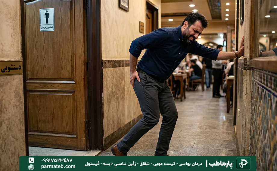 نشانه های زخم مقعدی