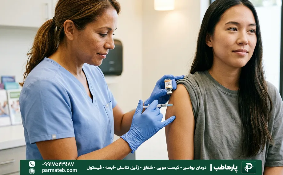 واکسن برای پیشگیری از زگیل دهانی