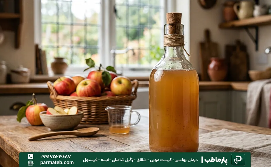 استفاده از سرکه سیب