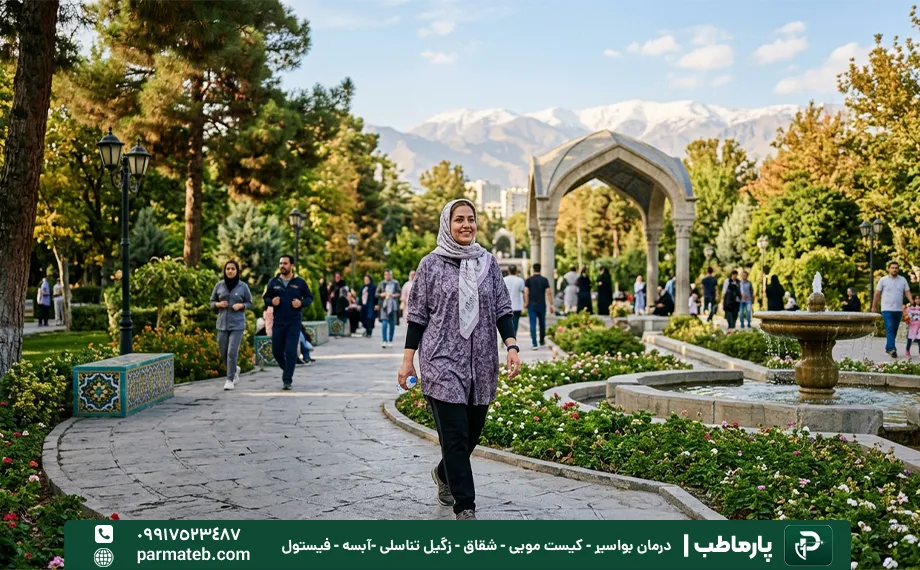 حفظ تناسب اندام برای جلوگیری از بازگشت کیست مویی