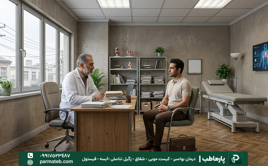 معاینه توسط پزشک
