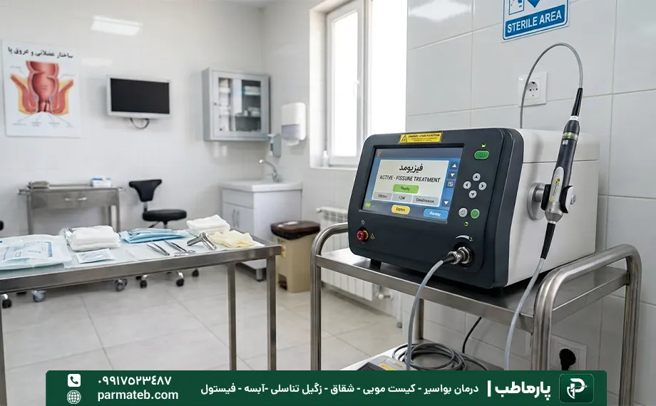 دستگاه و تجهیزات لیزر شقاق مقعدی