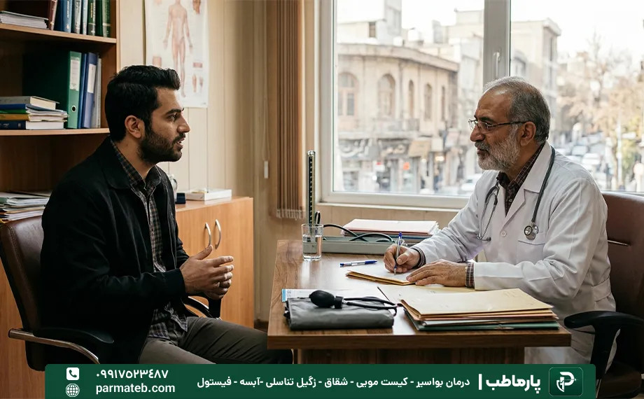 هزینه معاینه بعد از لیزر آبسه مقعدی